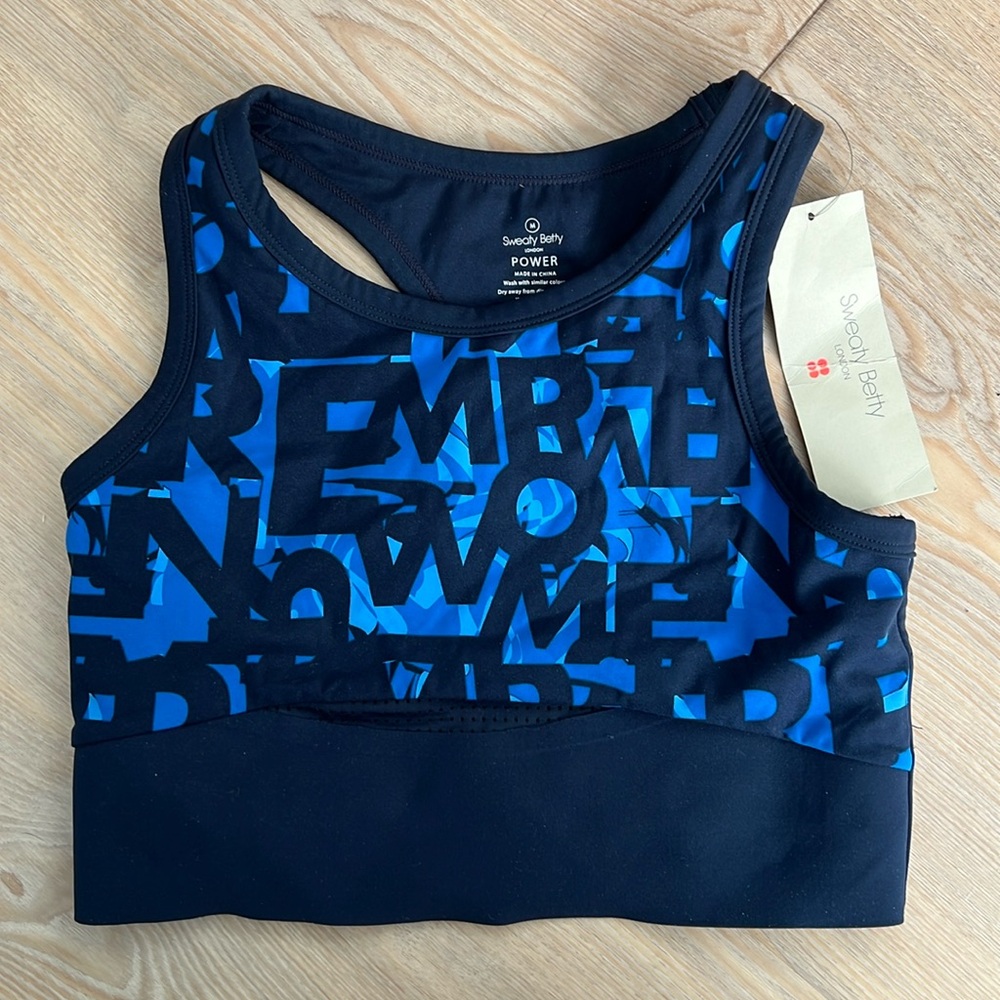 Sweaty Betty Power Sports Bra - Size M - NWT